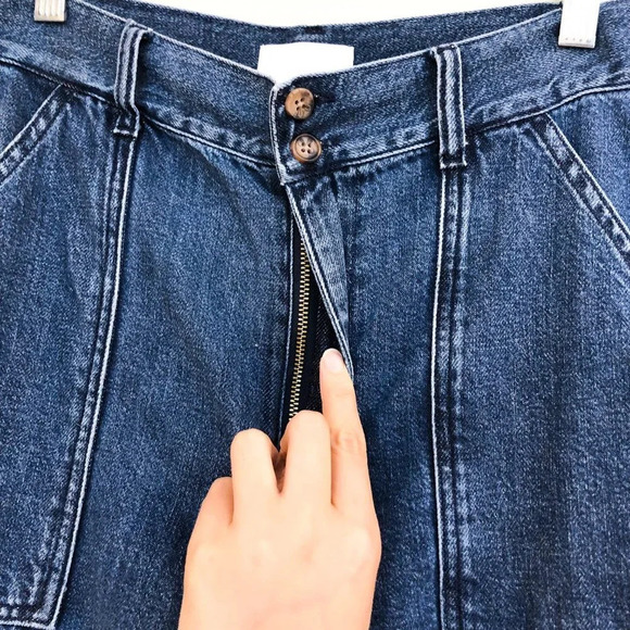 Boyish The Nico Straight Leg Baggy High Rise Cinched Bohemian Denim Jeans 26 - Picture 6 of 14